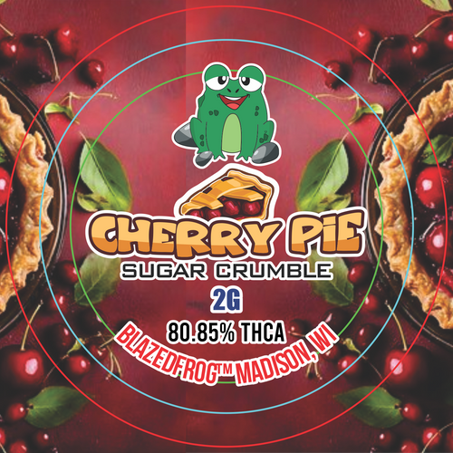 Blazed Frog™ THCA Sugar Dab Cherry Pie